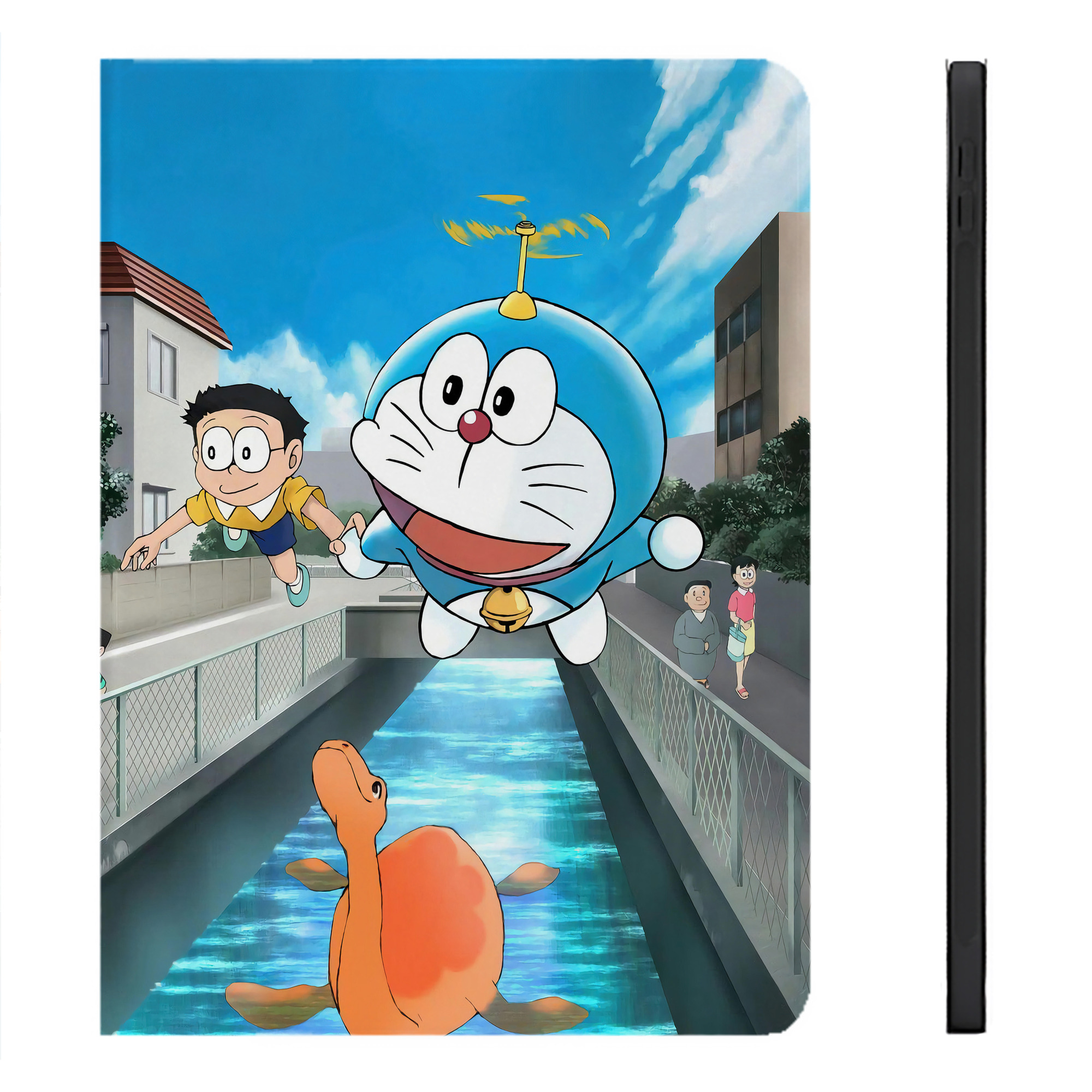 （画像用） ドラえもん Doraemon IPadケース ペンホルダー付き ブックスタイルデザイン